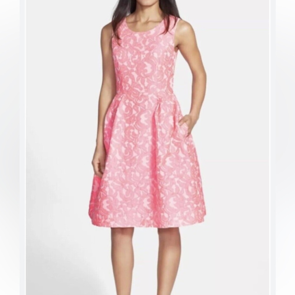 Pink tartan dress